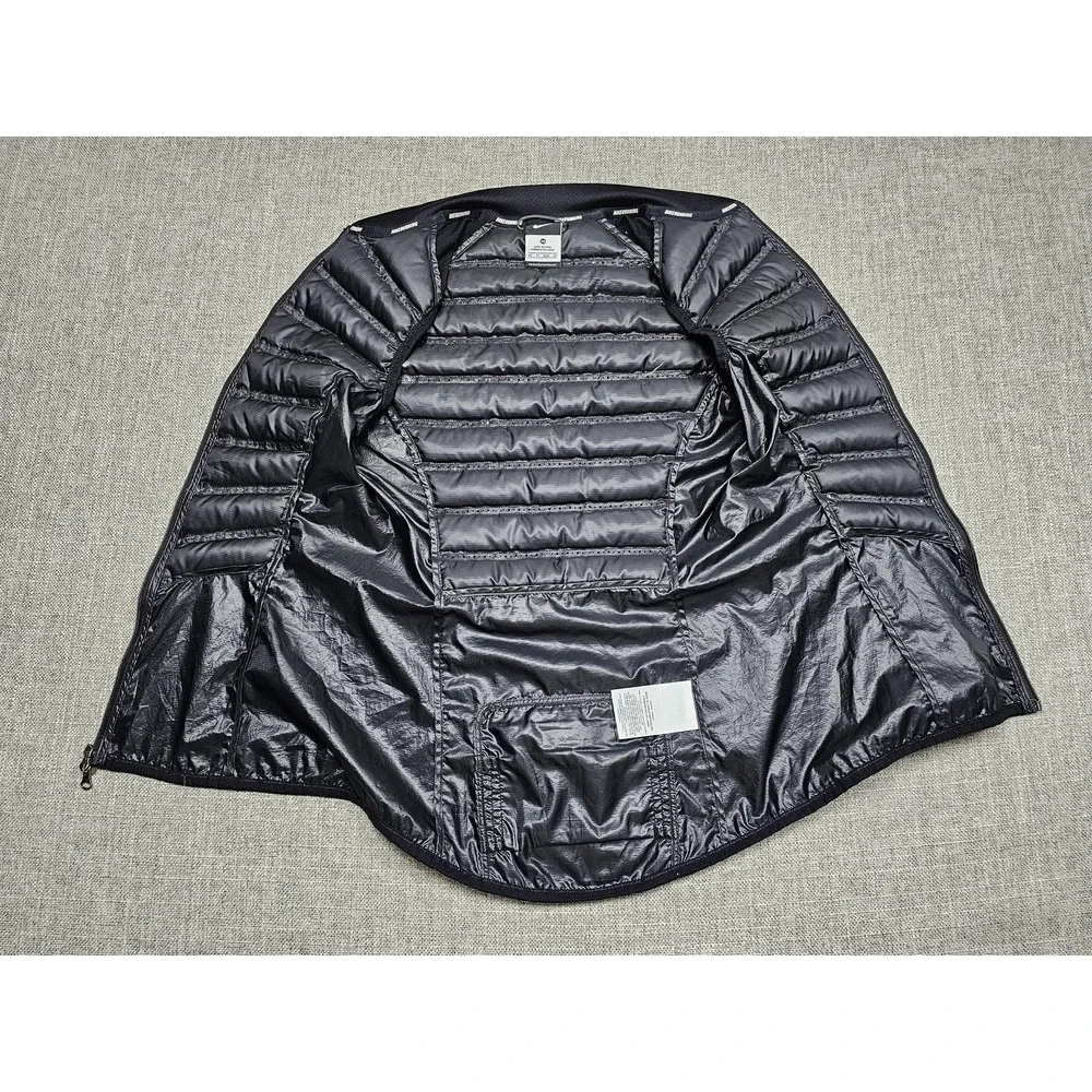 Nike Aeroloft 800 Vest Womens XS Black Running Insulated Down Warm Packable